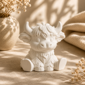 3D Highland Cow Silicone Mold
