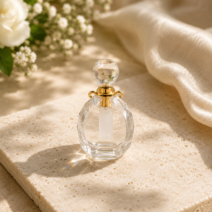 Clear Quartz Perfume Bottle Pendant