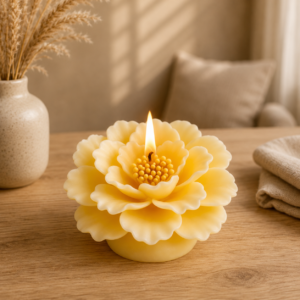 Peony Flower Silicone Candle Mold