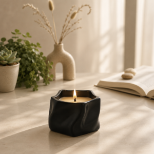Soy Wax Scented Candle in Ceramic Jar